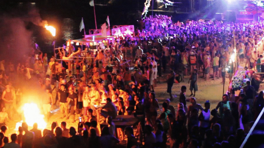 General plan of Full Moon Party May 2014 gif 1