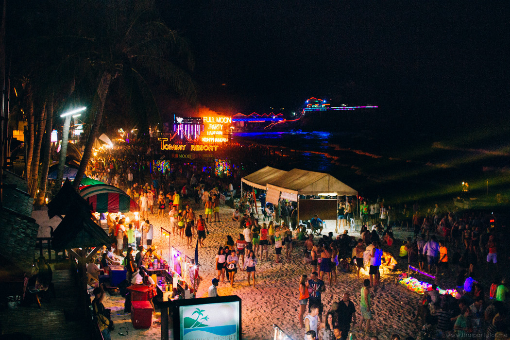 General plan Full Moon Party
