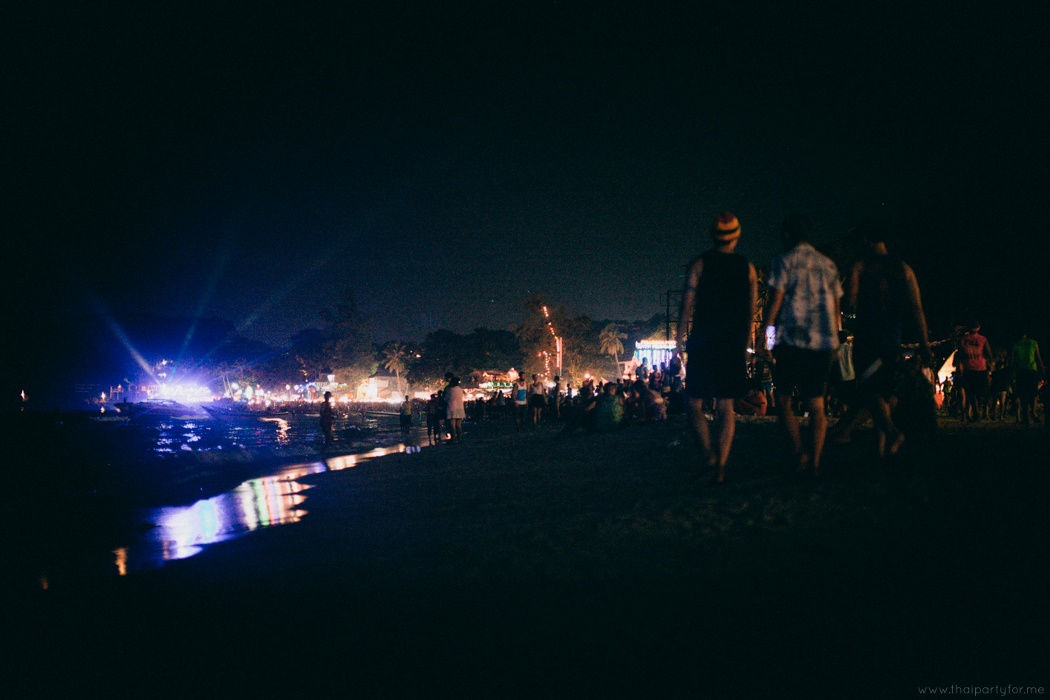 Full Moon Party August 2014 Photo 02 The beach.